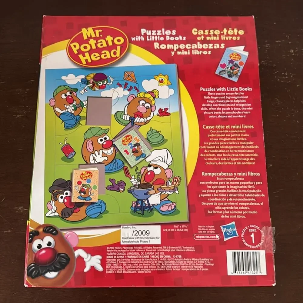 Hasbro | Mr. Potato Head Puzzles with Little Books New in Package